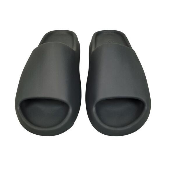 Adidas Men’s Yeezy Slides Sz 10 Slate Gray Sandals Slip-On Shoes YZY Casual - Picture 4 of 10